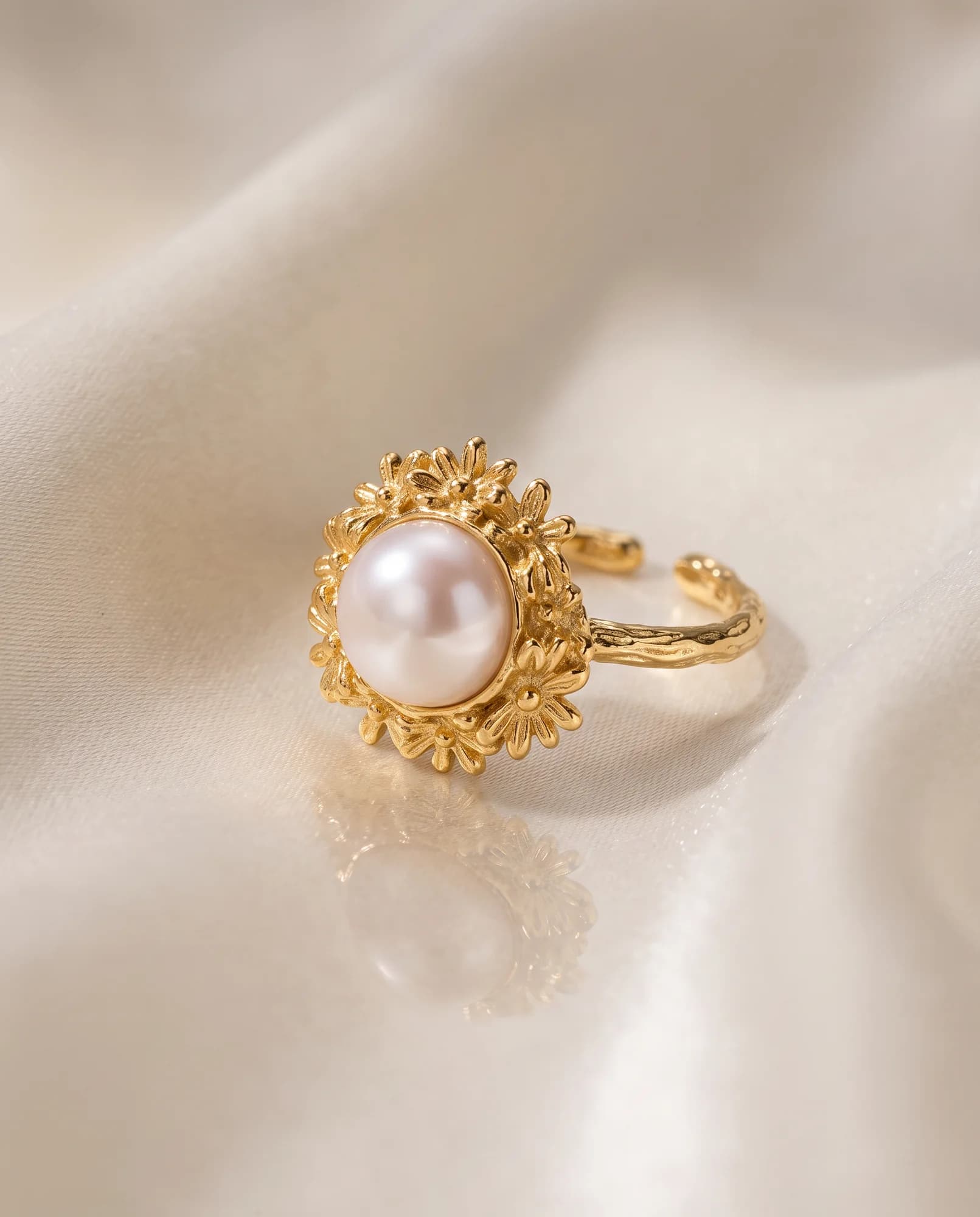 Anillo Margarita Mini, Dorado